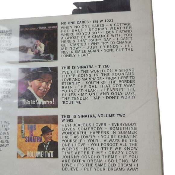 Frank Sinatra All The Way Vinyl Record LP Easy Listening Crooners Old Blue Eyes - Picture 3 of 13